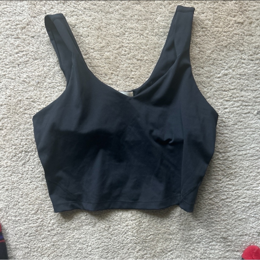 Women's Black sports bra